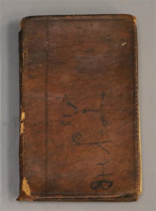 Lloyd, David - The Legend of Captain Jones, 12mo, calf, writings to fly leaf and title page, early page edges ragged,
